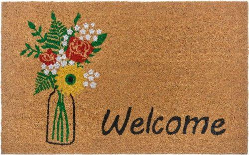 Rohožka z kokosového vlákna 75x45 cm Hello & Flowers - Hanse Home Hanse Home