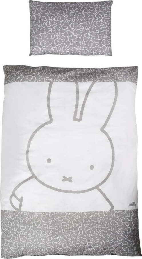 Bavlněné dětské povlečení do postýlky 100x135 cm Miffy – Roba Roba