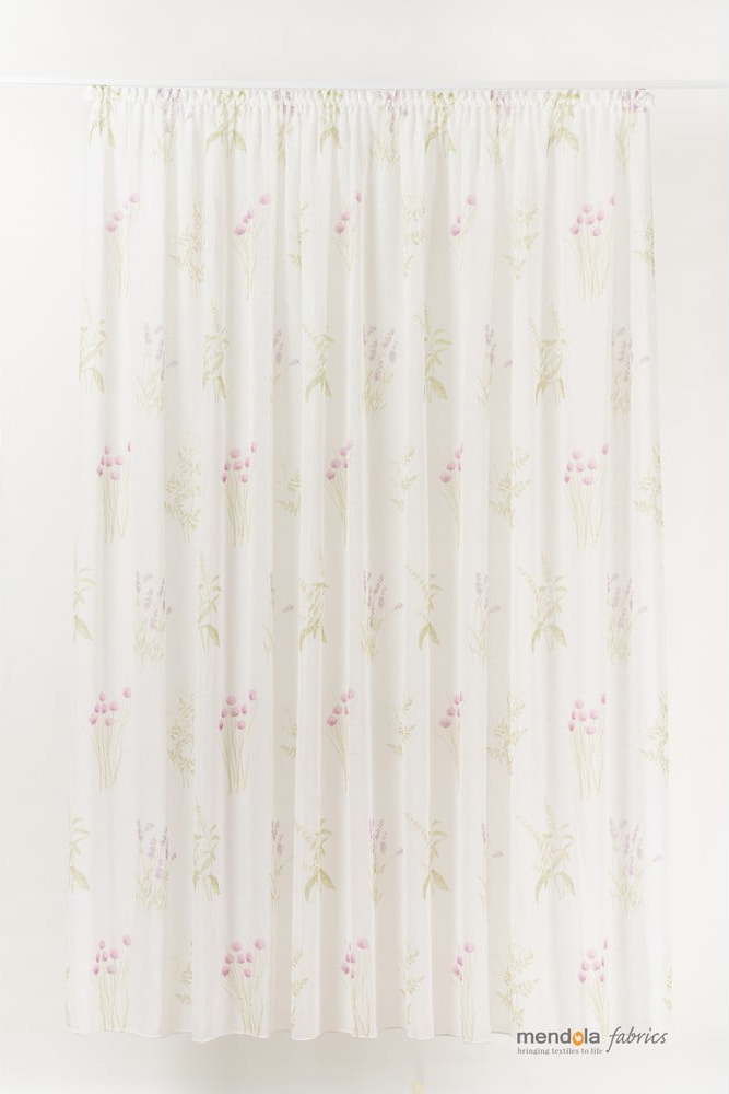 Bílá záclona 140x260 cm Godiva – Mendola Fabrics Mendola Fabrics