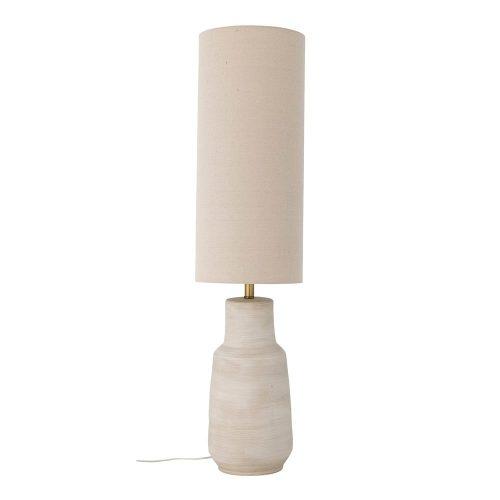 Krémová stojací lampa s textilním stínidlem (výška 113 cm) Linetta – Bloomingville Bloomingville