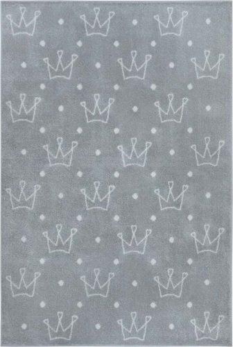 Šedý dětský koberec 160x235 cm Crowns – Hanse Home Hanse Home