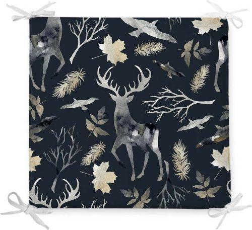 Vánoční podsedák s příměsí bavlny Minimalist Cushion Covers Wild Forest