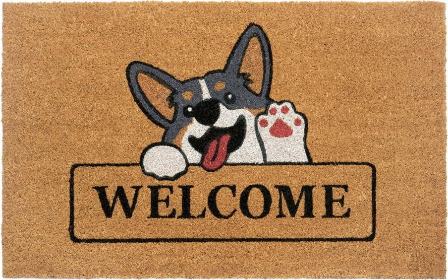 Rohožka z kokosového vlákna 75x45 cm Welcome & Dog - Hanse Home Hanse Home