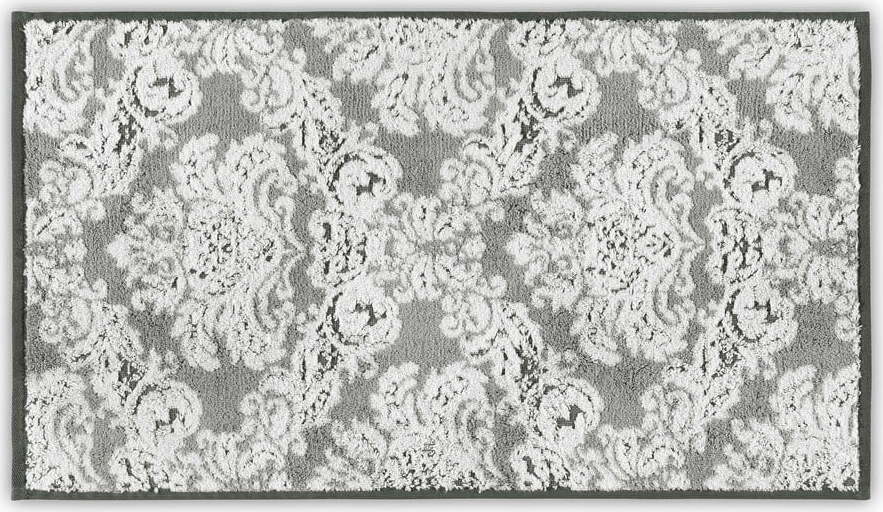 Šedý bavlněný ručník 40x71 cm Damask – Foutastic Foutastic