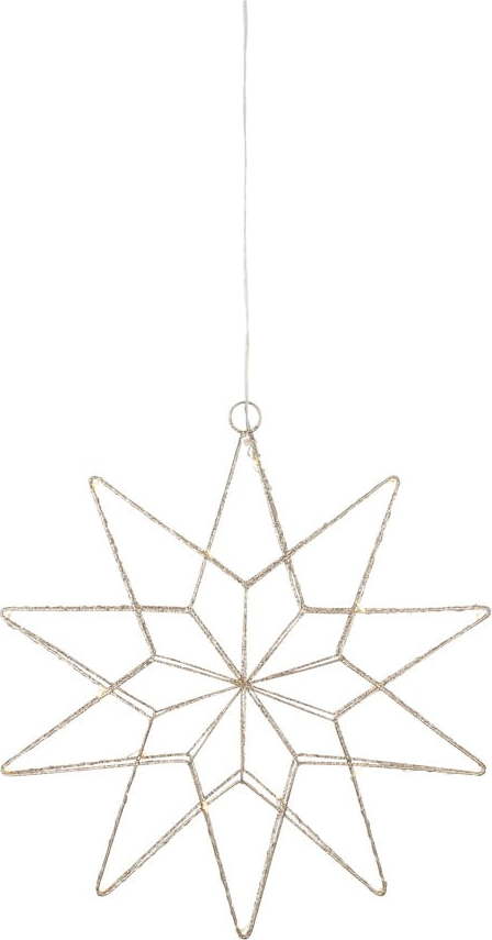 Světelná dekorace s vánočním motivem ve zlaté barvě ø 31 cm Gleam – Markslöjd Markslöjd