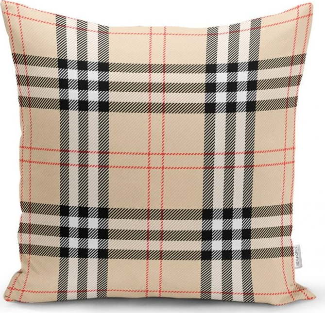 Béžový dekorativní povlak na polštář Minimalist Cushion Covers Flannel