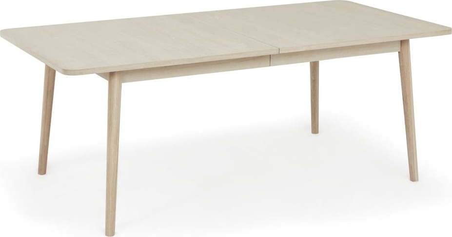 Rozkládací jídelní stůl s deskou v dubovém dekoru v přírodní barvě 95x170 cm Porto – Furnhouse Furnhouse