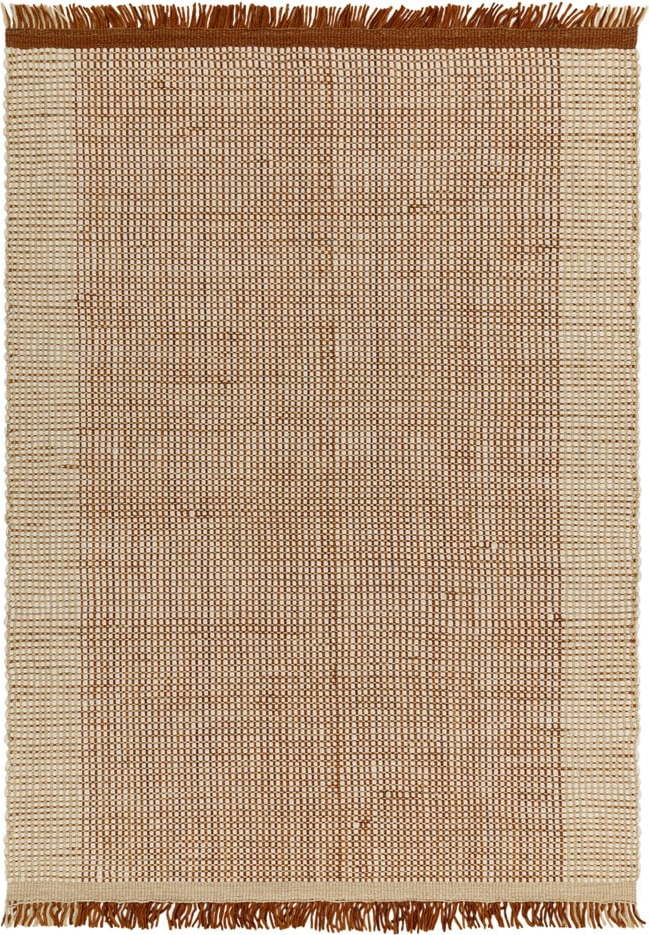 Hnědý ručně tkaný vlněný koberec 120x170 cm Avalon – Asiatic Carpets Asiatic Carpets