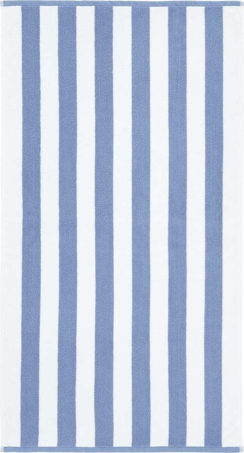 Modro-bílá bavlněná osuška 70x120 cm Stripe Jacquard – Bianca Bianca