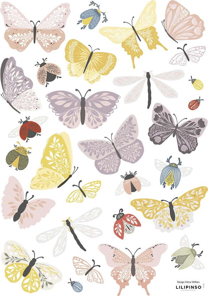 Arch samolepek 30x42 cm Butterflies & Insects – Lilipinso Lilipinso