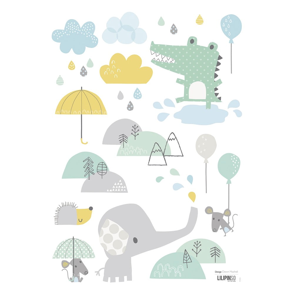 Arch samolepek 30x42 cm Smile It'S Raining – Lilipinso Lilipinso