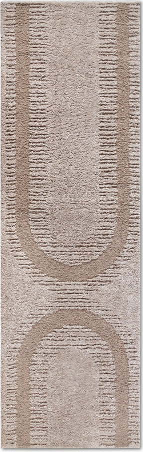 Béžový běhoun 80x240 cm Bartoux Beige – Elle Decoration Elle Decoration