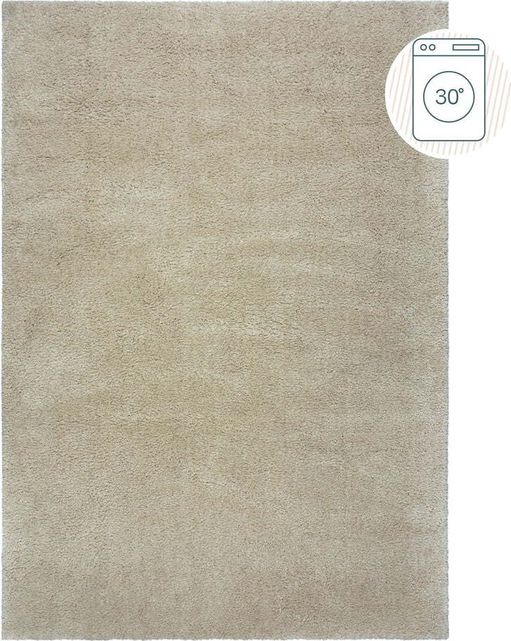 Béžový pratelný koberec z recyklovaných vláken 120x170 cm Fluffy – Flair Rugs Flair Rugs