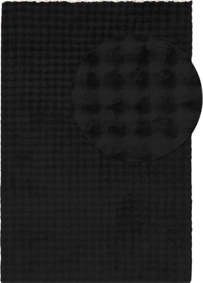 Černý pratelný koberec 80x150 cm Bubble Black – Mila Home Mila Home