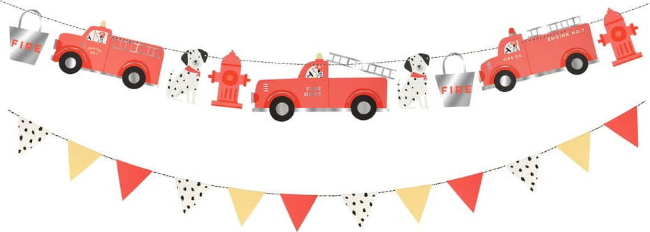 Girlanda Fire Truck – Meri Meri Meri Meri