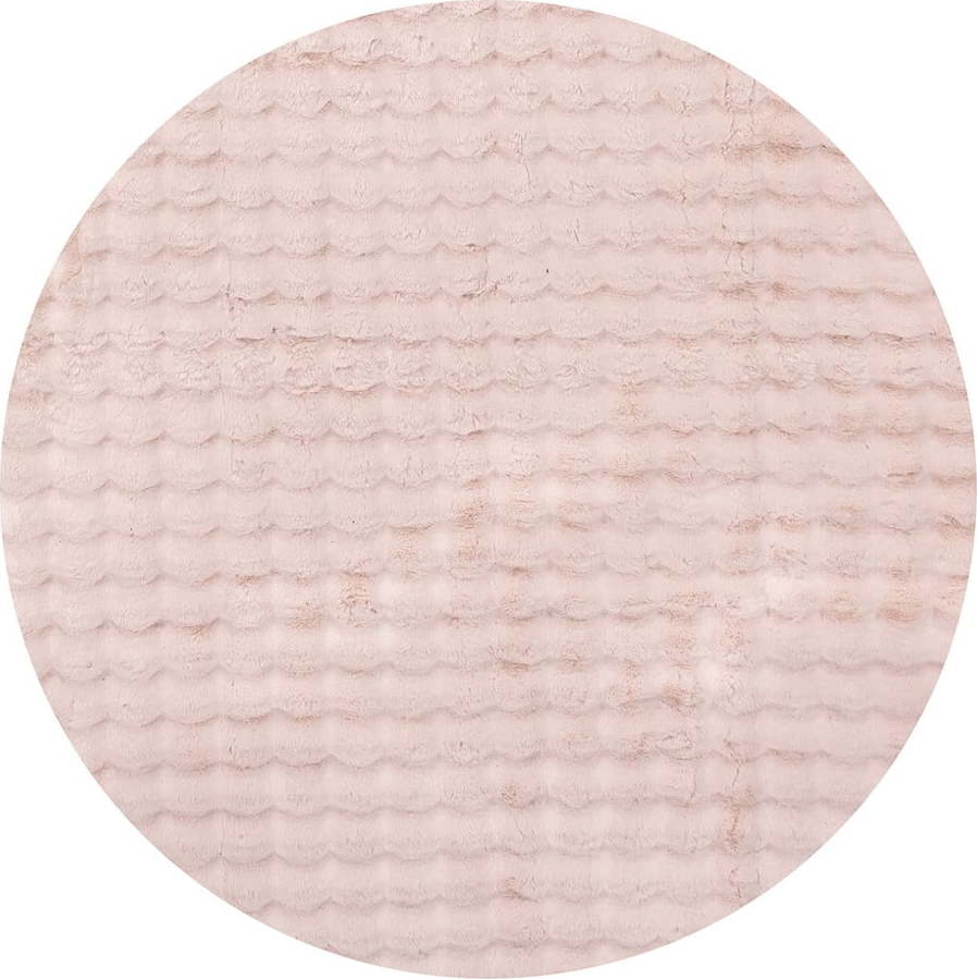 Růžový pratelný kulatý koberec ø 150 cm Bubble Pink – Mila Home Mila Home