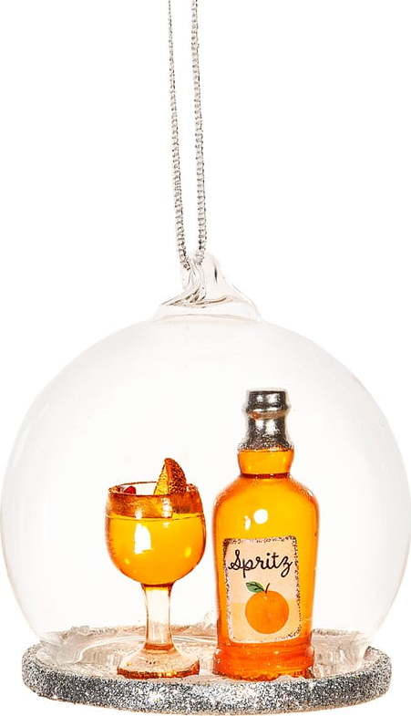 Skleněná vánoční ozdoba Christmas Spritz – Sass & Belle Sass & Belle