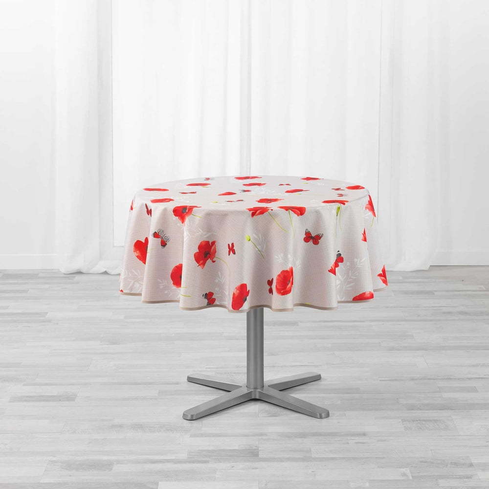 Ubrus ø 180 cm Sweet poppy – douceur d'intérieur Douceur d intérieur