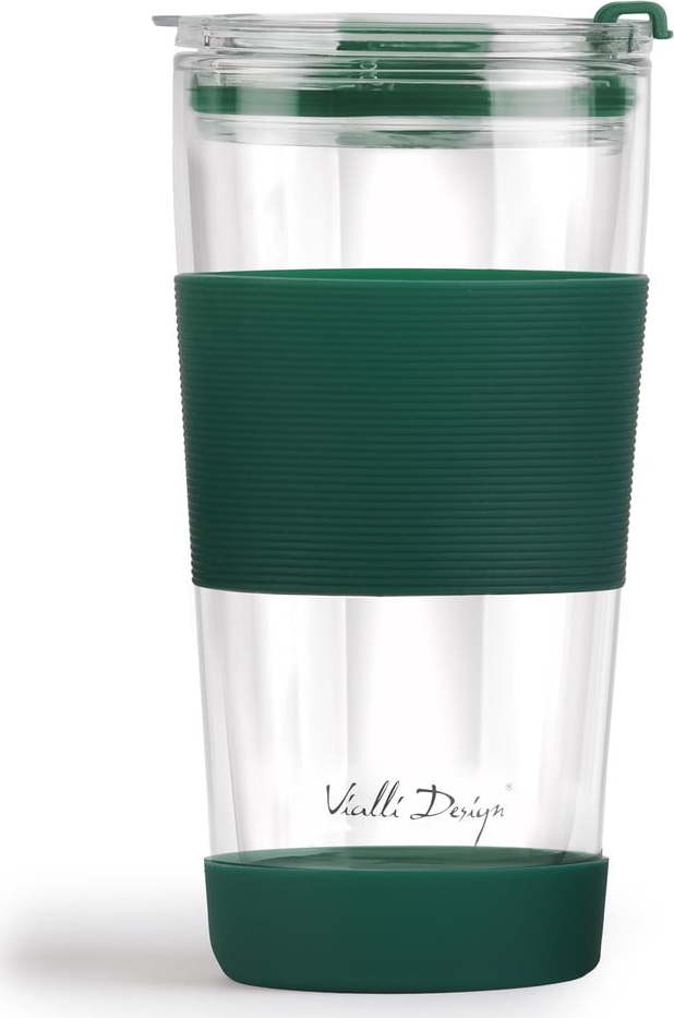 Zelený termo hrnek 600 ml Fuori – Vialli Design Vialli Design