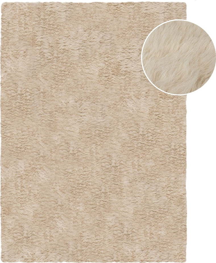 Béžová syntetická kožešina 160x230 cm Alpine Faux Fur – Flair Rugs Flair Rugs