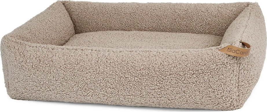 Béžový pelíšek pro psa z materiálu bouclé 65x80 cm Senso Greige S/M – MiaCara MiaCara