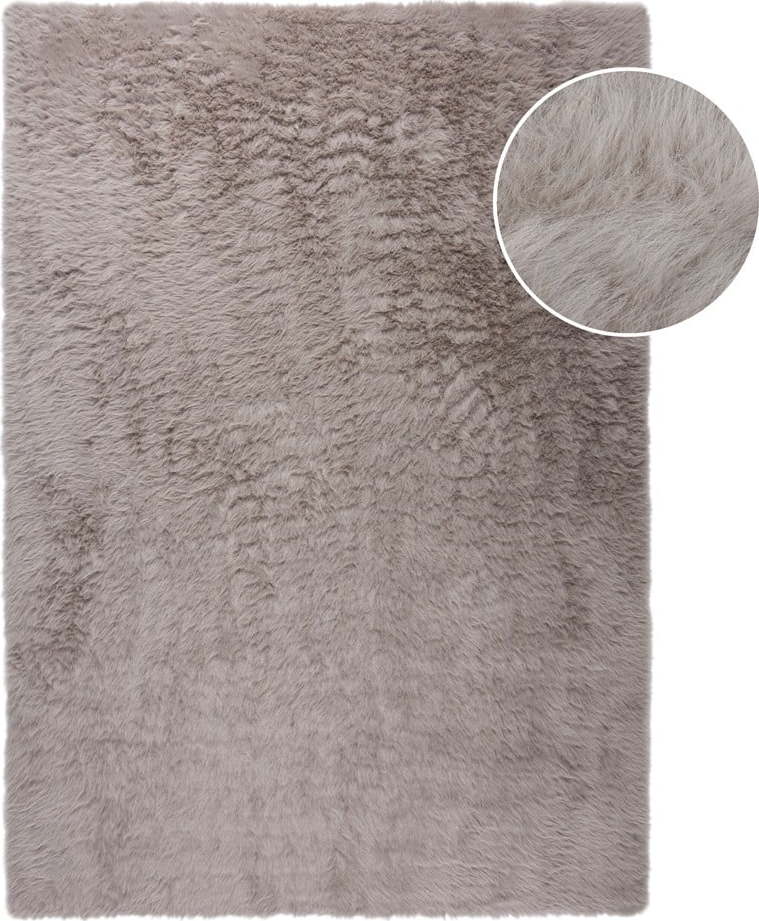 Hnědá syntetická kožešina 80x150 cm Alpine Faux Fur – Flair Rugs Flair Rugs