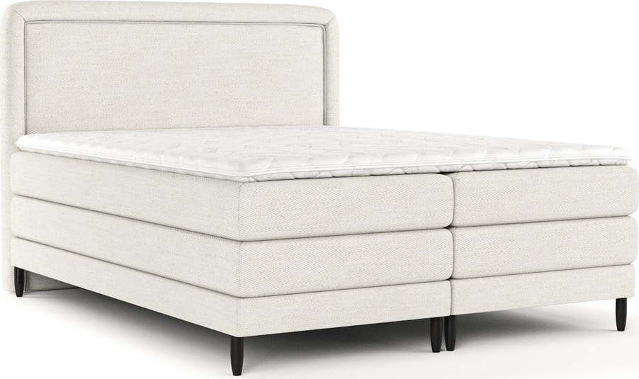 Krémová boxspring postel 200x200 cm Dove – Maison de Rêve Maison de Reve