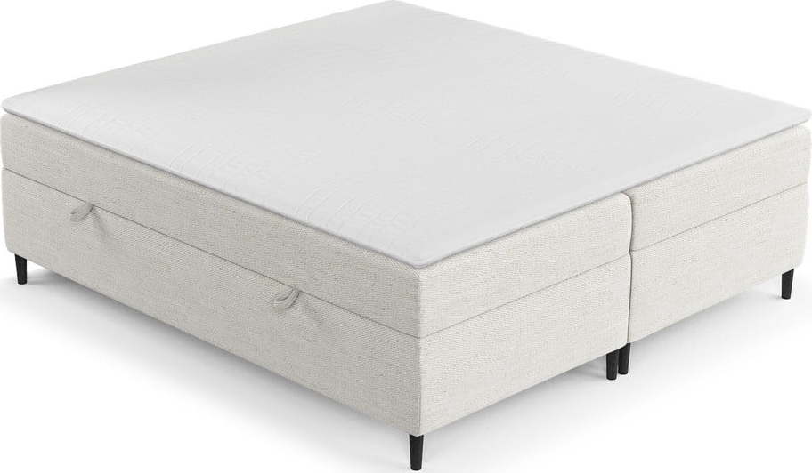 Krémová boxspring postel s úložným prostorem 140x200 cm Araya – Maison de Rêve Maison de Reve