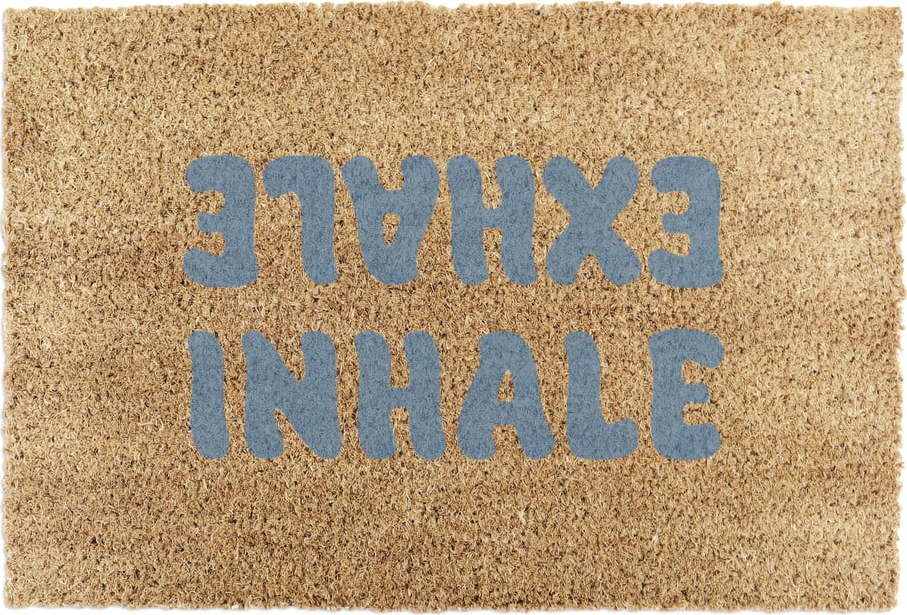 Rohožka z kokosového vlákna 40x60 cm Inhale Exhale – Artsy Doormats Artsy Doormats