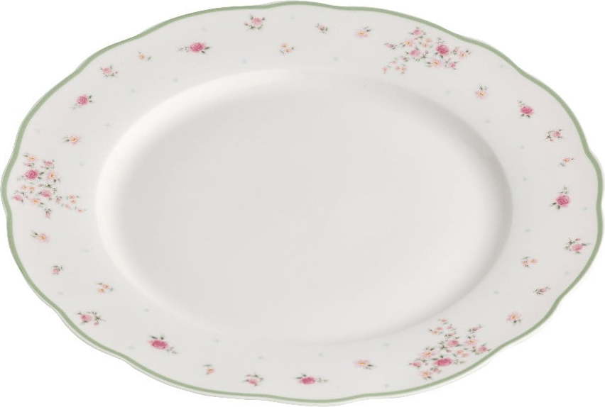 Bílý porcelánový servírovací talíř ø 34 cm Nonna Rosa – Brandani Brandani