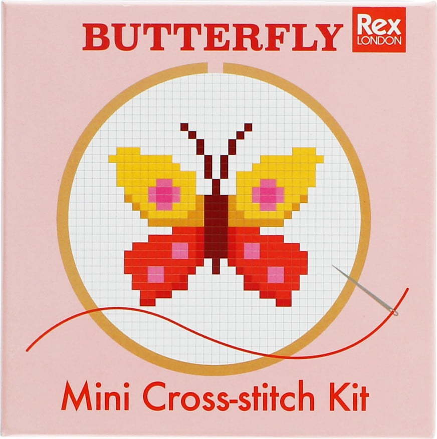 Kreativní sada Cross-stitch Kit Butterfly – Rex London Rex London