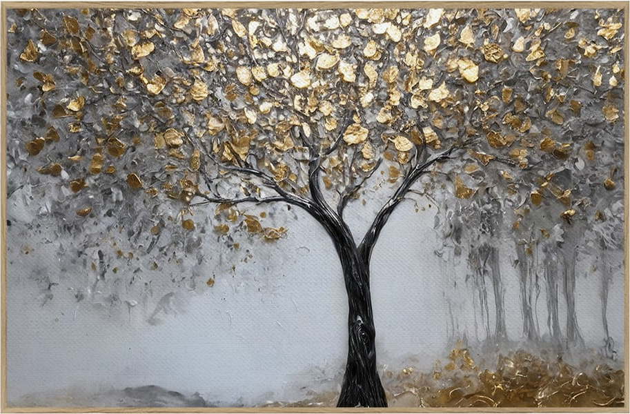 Obraz 60x90 cm Golden Leaves knor