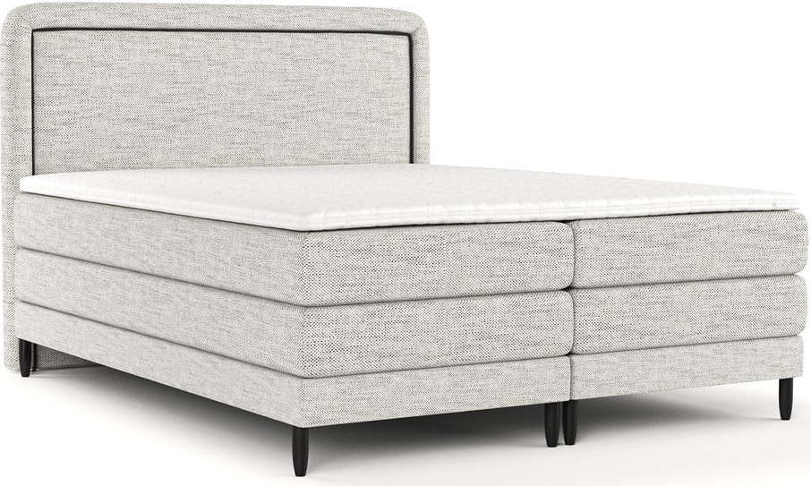 Světle šedá boxspring postel 160x200 cm Dove – Maison de Rêve Maison de Reve