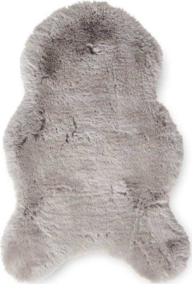 Světle šedá syntetická kožešina 60x90 cm Super Teddy – Think Rugs Think Rugs