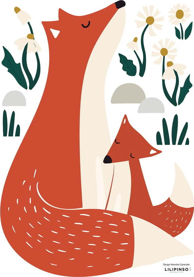 Arch samolepek 30x42 cm Fox Family – Lilipinso Lilipinso