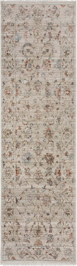 Béžový běhoun 66x240 cm Elodie Traditional – Flair Rugs Flair Rugs