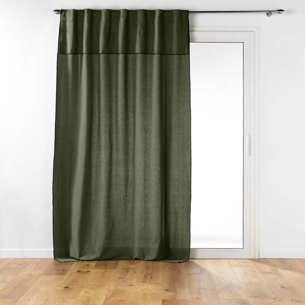 Khaki závěs 140x240 cm Mistraline – douceur d'intérieur Douceur d intérieur