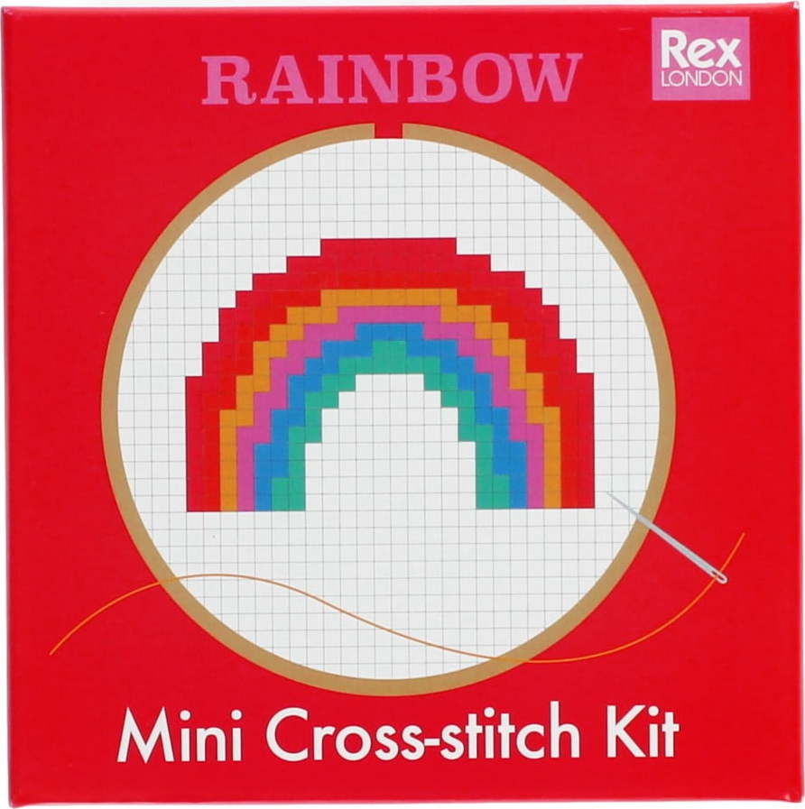 Kreativní sada Cross-stitch Kit Rainbow – Rex London Rex London