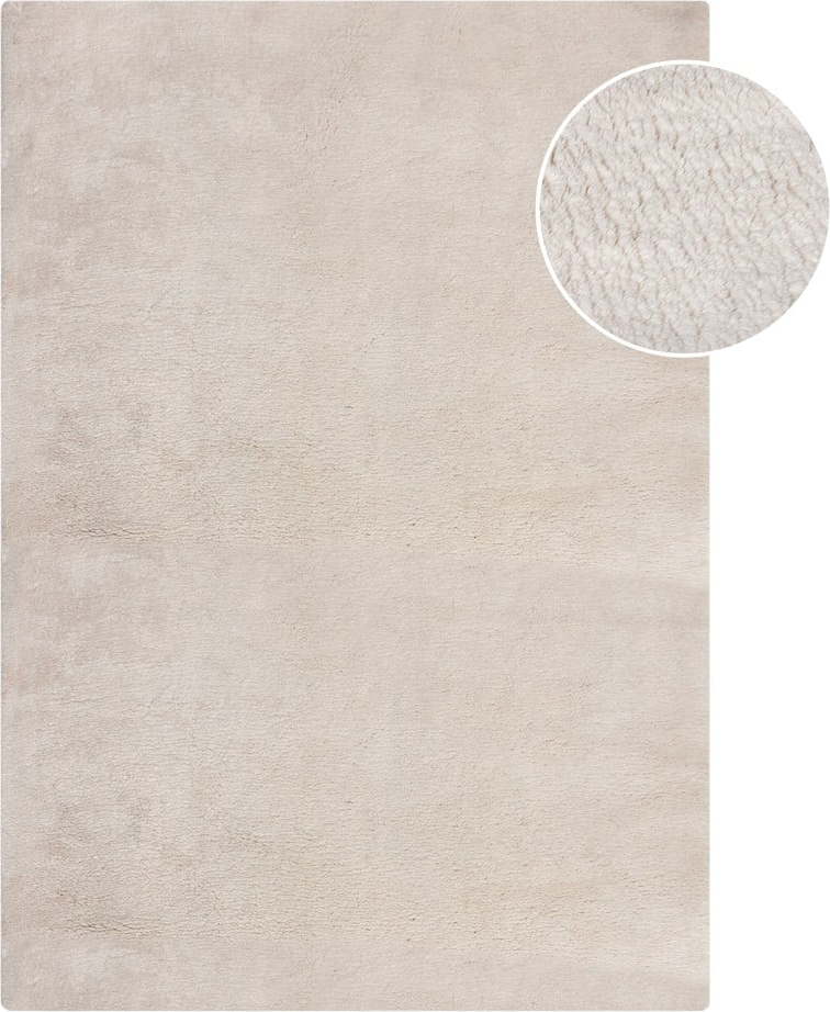 Krémová syntetická kožešina 120x170 cm Faroe Wool Look Fur – Flair Rugs Flair Rugs