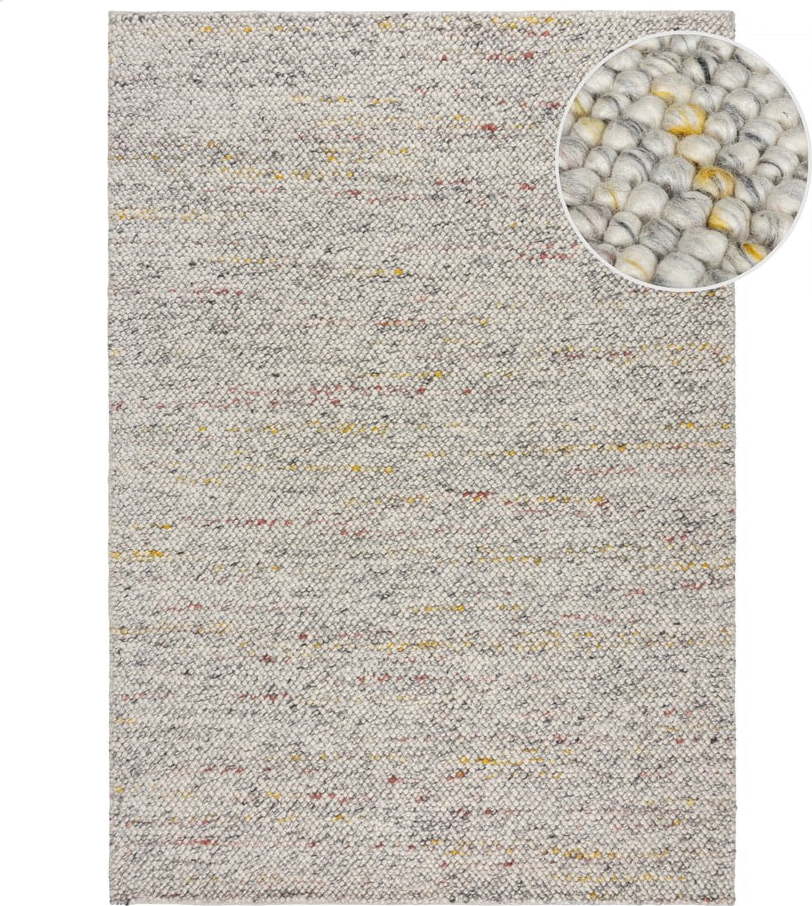 Krémový ručně tkaný koberec s příměsí vlny 120x170 cm Minerals – Flair Rugs Flair Rugs