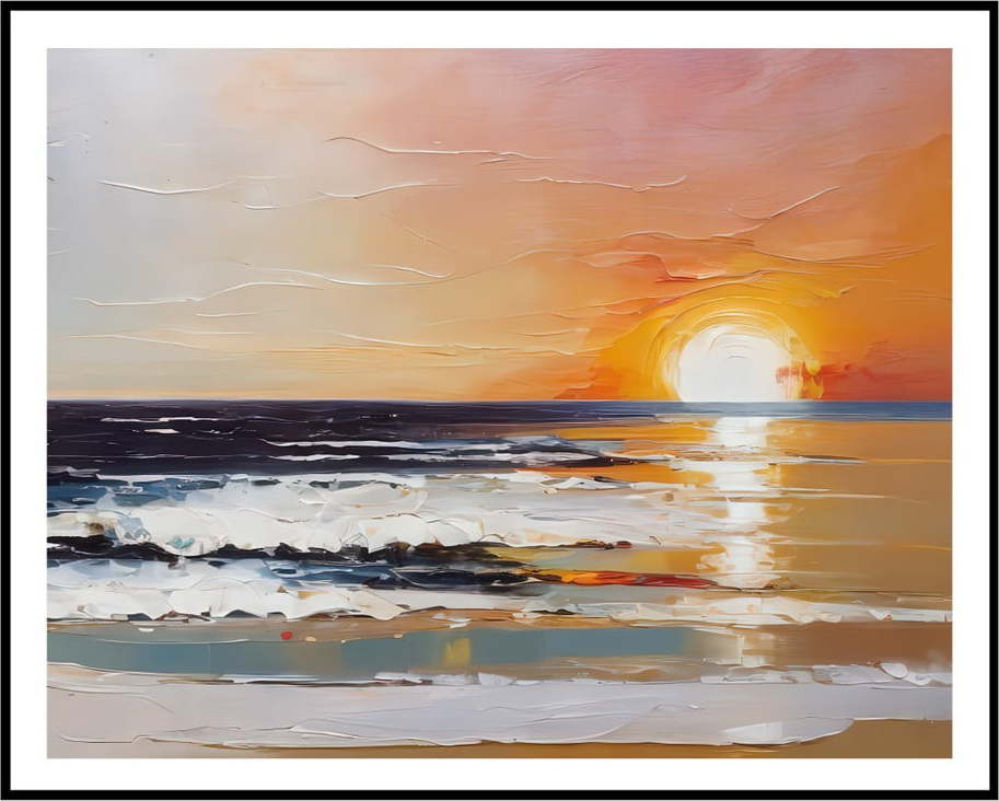 Obraz 40x50 cm Sunset on the Beach knor