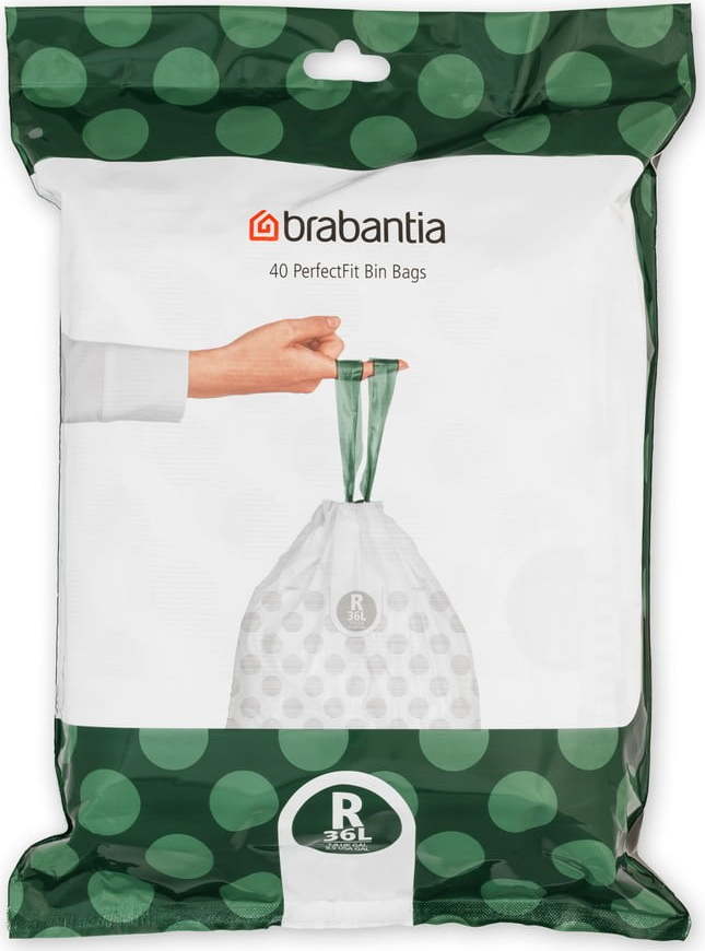 Pytle na odpadky v sadě 40 ks 36 l PerfectFit R – Brabantia Brabantia