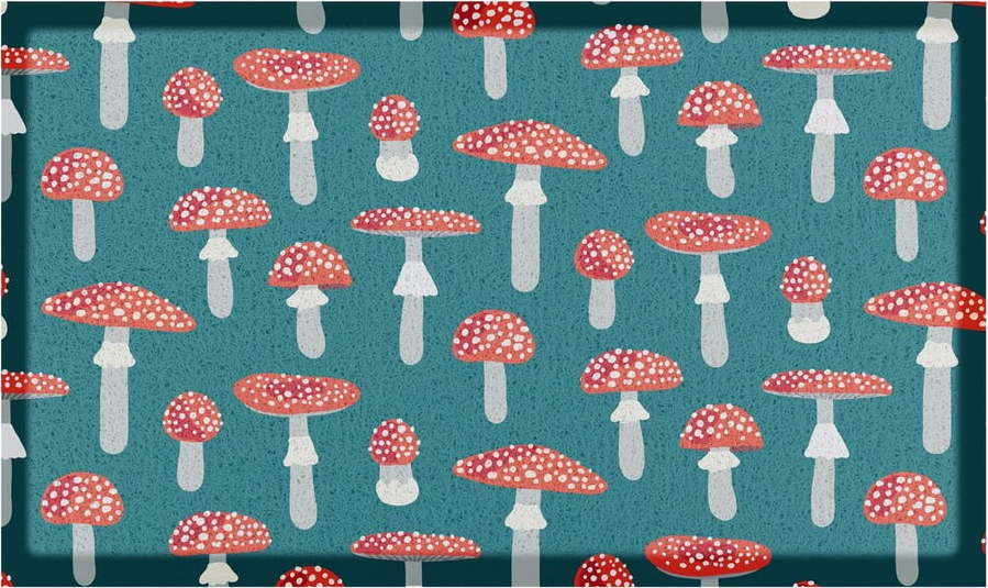 Rohožka 40x70 cm Agaric Mushroom – Artsy Doormats Artsy Doormats