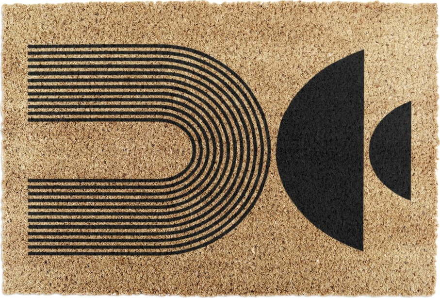 Rohožka z kokosového vlákna 40x60 cm Half Moon – Artsy Doormats Artsy Doormats