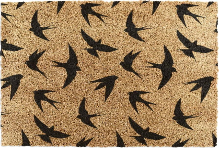 Rohožka z kokosového vlákna 40x60 cm Swallows – Artsy Doormats Artsy Doormats