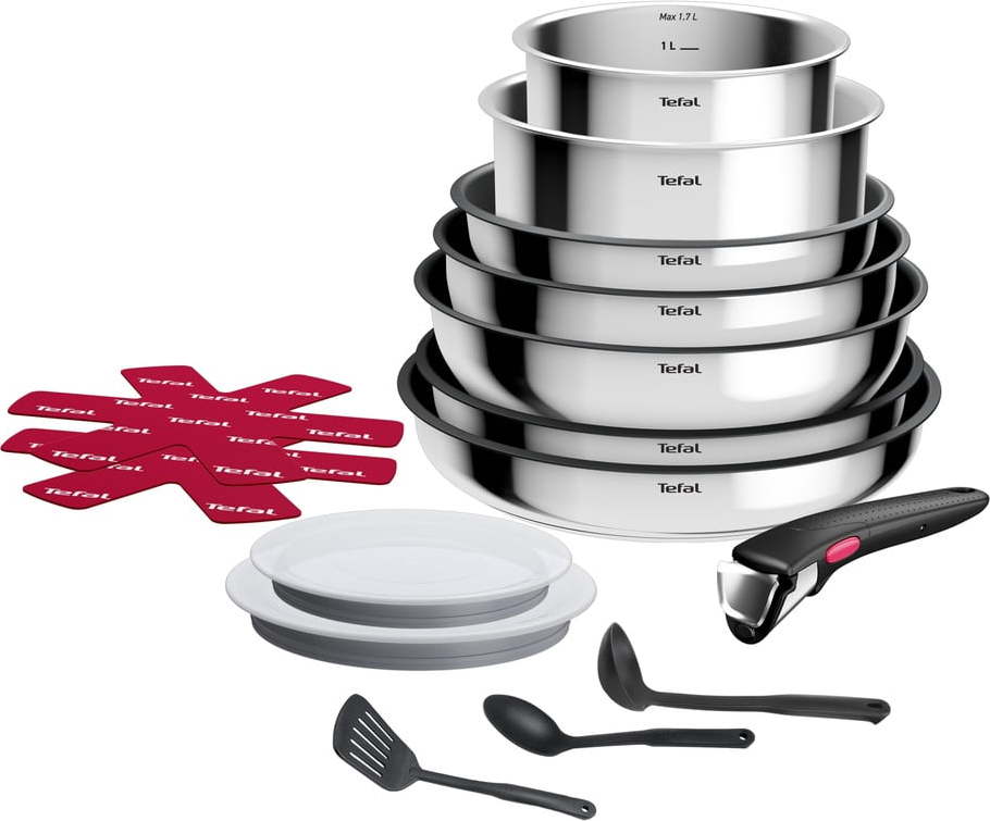 Hliníková sada nádobí 15 ks INGENIO Cook Eat L881SF04 – Tefal Tefal