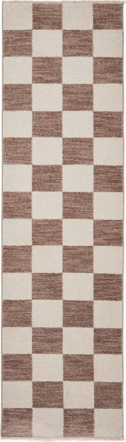 Hnědý běhoun 60x230 cm Baltimore – Think Rugs Think Rugs