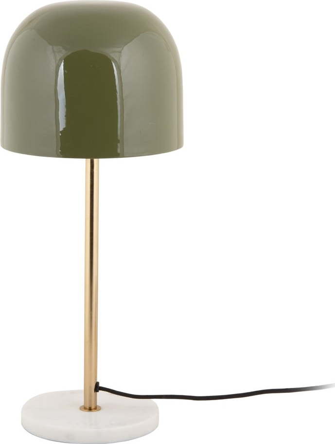 Khaki stolní lampa s kovovým stínidlem (výška 50 cm) Manta – Leitmotiv Leitmotiv