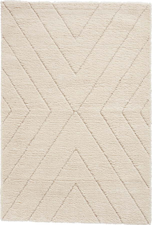 Krémový koberec 200x290 cm Ideal Shaggy – Think Rugs Think Rugs