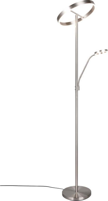 LED stojací lampa ve stříbrné barvě (výška 180 cm) Willis – Trio TRIO